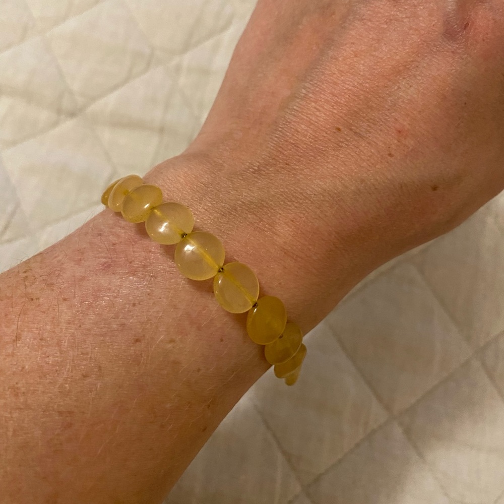 Alex and Ani Gold Beaded Bracelet